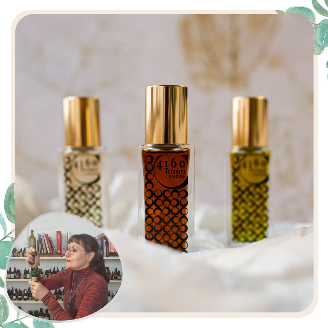Sarah McCartney and featuring  three of her bestselling perfumes