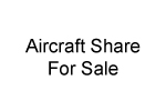 Aircraft Share For Sale