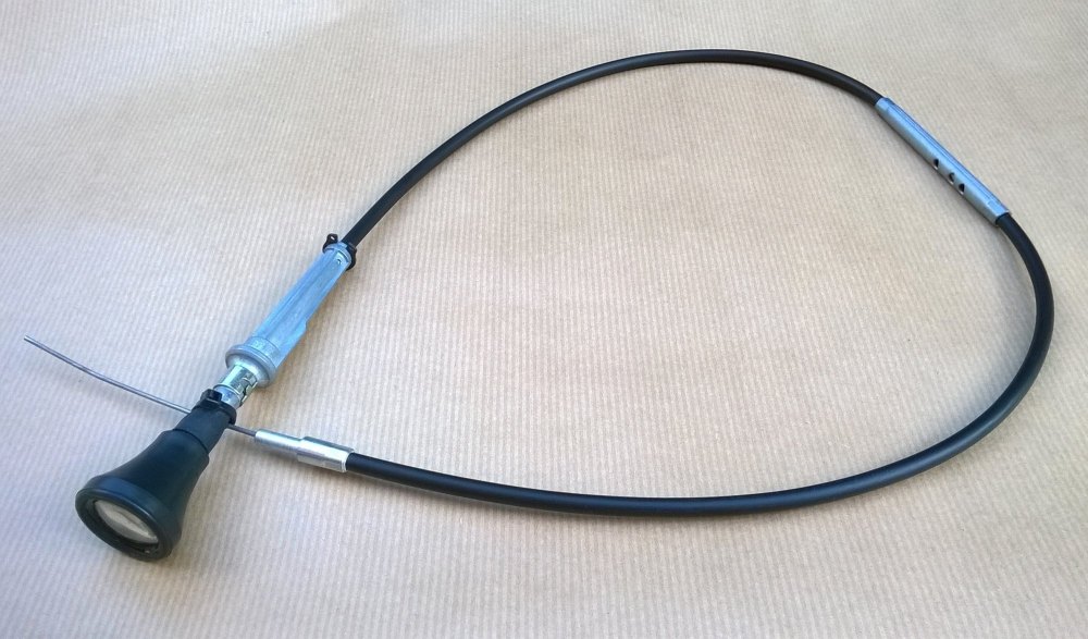 599314 - Choke Control Cable, Series 3, 2¼ Petrol, LHD only