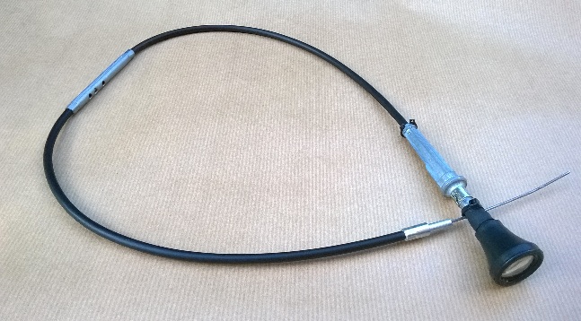 599313 - Choke Control Cable, Series 3, 6-cylinder and V8, RHD only
