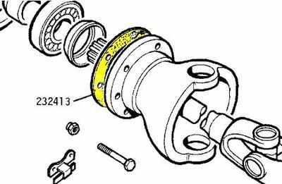 232413 - Gasket, Swivel Pin Bearing Housing to Axle Casing