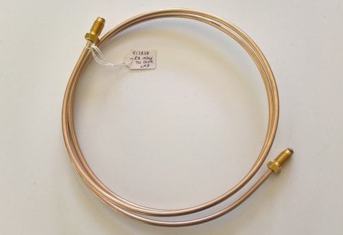 569237 - Brake Pipe, CV Master Cylinder to 4-way connector, 109