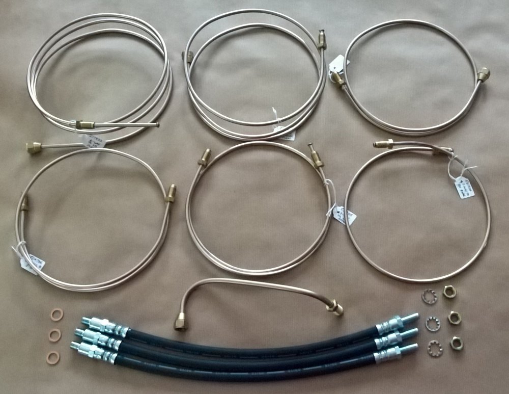 BPK 2-088-4-L-3 - Brake Pipe and Hose Kit, Series 2a, 88", LHD, from 24131337D onwards