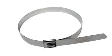 11820 SS - Strap for LH Brake Pipe fitted to Rear Axle, Stainless Steel