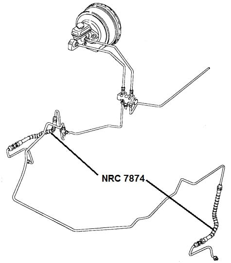 NRC 7874 - Brake Hose, Front
