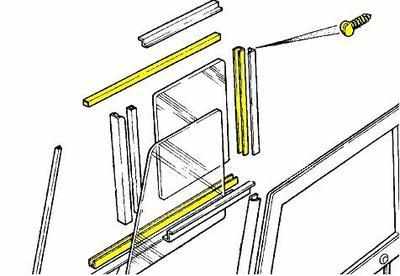 PSK 1144 - Window Channel Kit, Front Door Top, 1958 to 1971