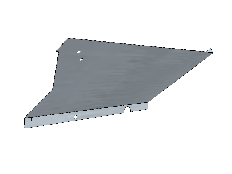 PSK 3506 - Footwell Top Section, RH Side