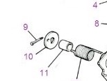 502898 - Special Anchor Washer for Torsion Spring