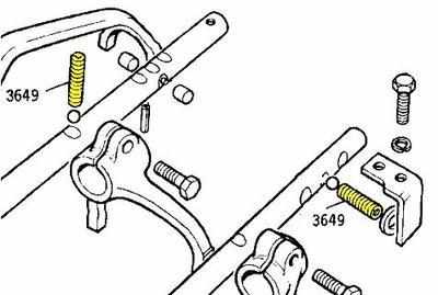 3649 - Detent Spring, Forward Gears Selector Rods
