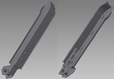 PSK 2005 - Door Pillar Sub-Assembly, LH, Type 1
