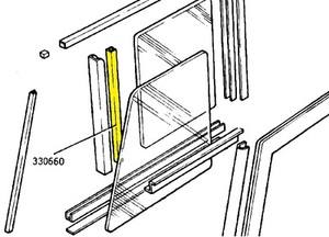 330660 - Sealing Strip, Sliding Glass