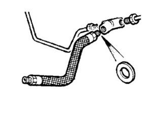 RTC 3353 REP - Brake Hose, Rear, 109" models, Replacement specification