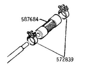 572839 - Special Clip, Fuel Pipe Flexible Connection