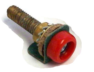 579121 - Socket for Inspection Lamp, Red