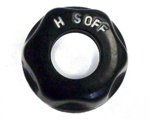 537284 - Knob for switch for lamps and ignition, 1954 to 1961, Petrol models only