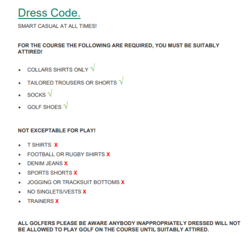 DRESS CODE ONLINE