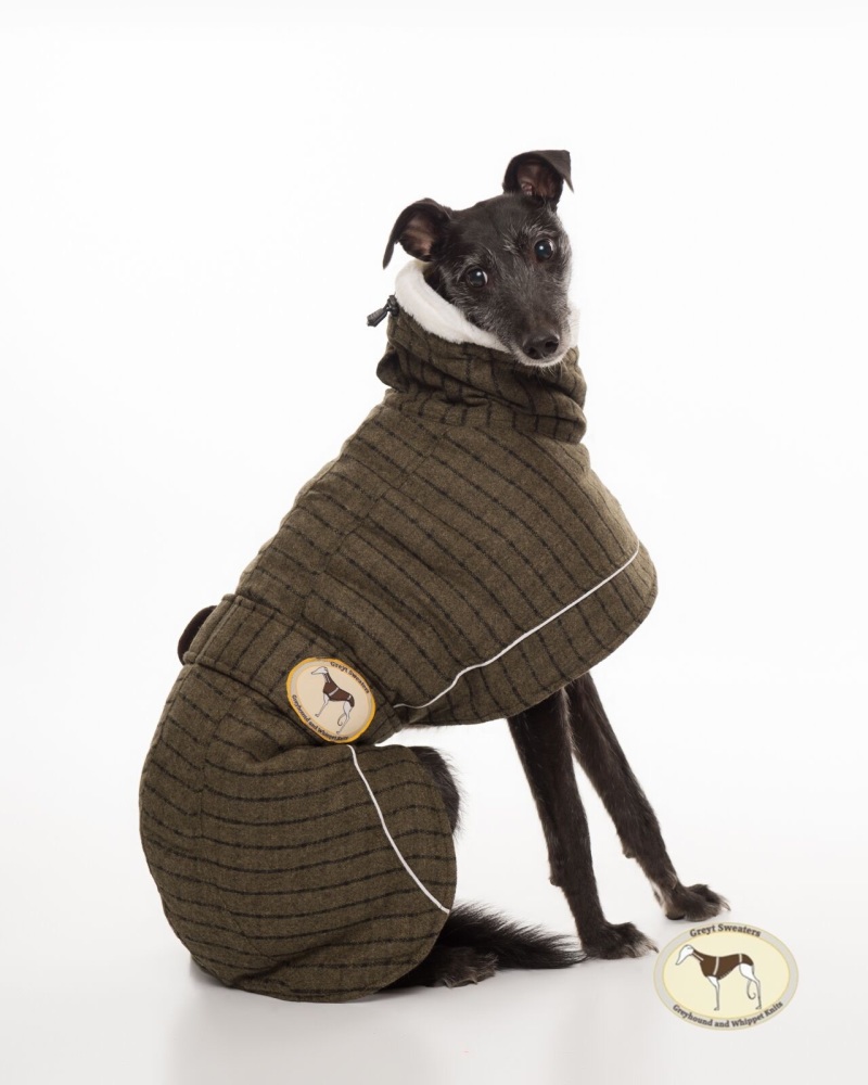 Woodland Tweed Coat for Greyhounds Discount Code TWEED10 