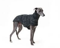 Brindle Sweater: Charcoal Grey/Silver Grey  for Whippets