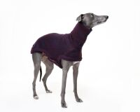 Brindle Sweater: Denim Blue/Wine for whippets