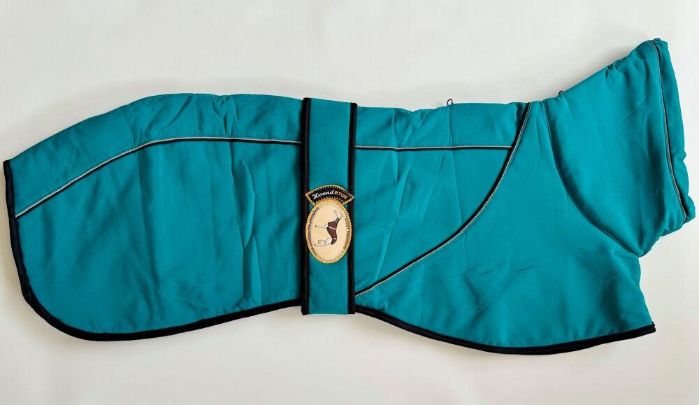 Deep Teal Soft Shell Jacket for Greyhounds