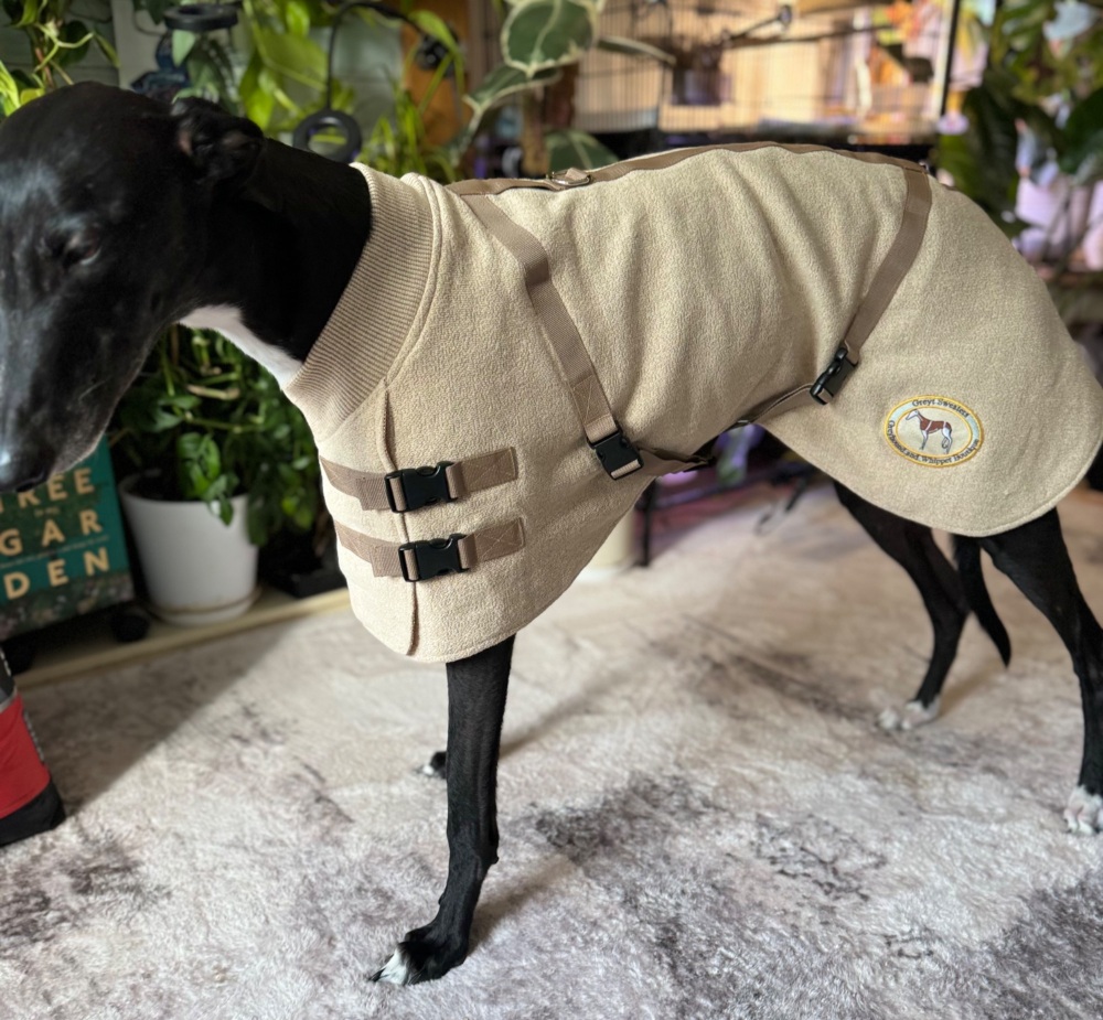 Oatmeal Marl Jersey Sweater for Greyhounds
