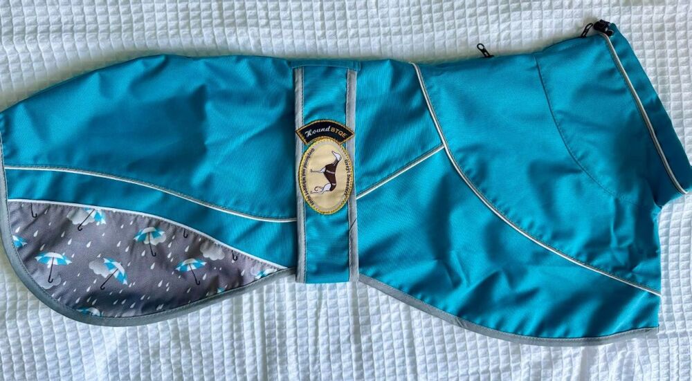 Ferozi Umbrella Print Rain Mac for Greyhounds
