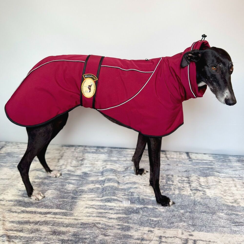 Deep Berry Soft Shell Jacket for Whippets