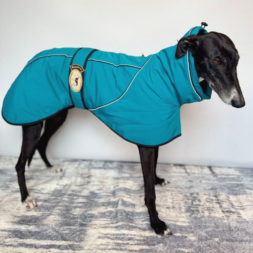 Deep Teal Soft Shell Jacket for Whippets