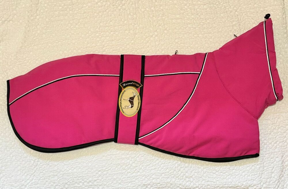 Deep Pink Soft Shell Jacket for Greyhounds *NEW COLOUR*