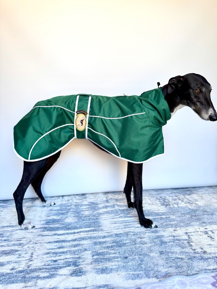 Forest Green Rain Mac for Whippets