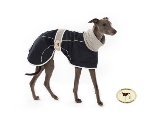 Indigo Denim Coat for Whippets