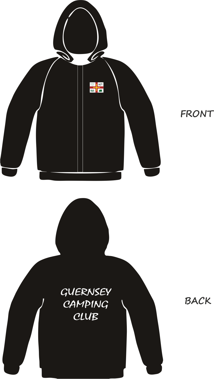 Guernsey Camping Zoodie Full Zip Sweatshirt