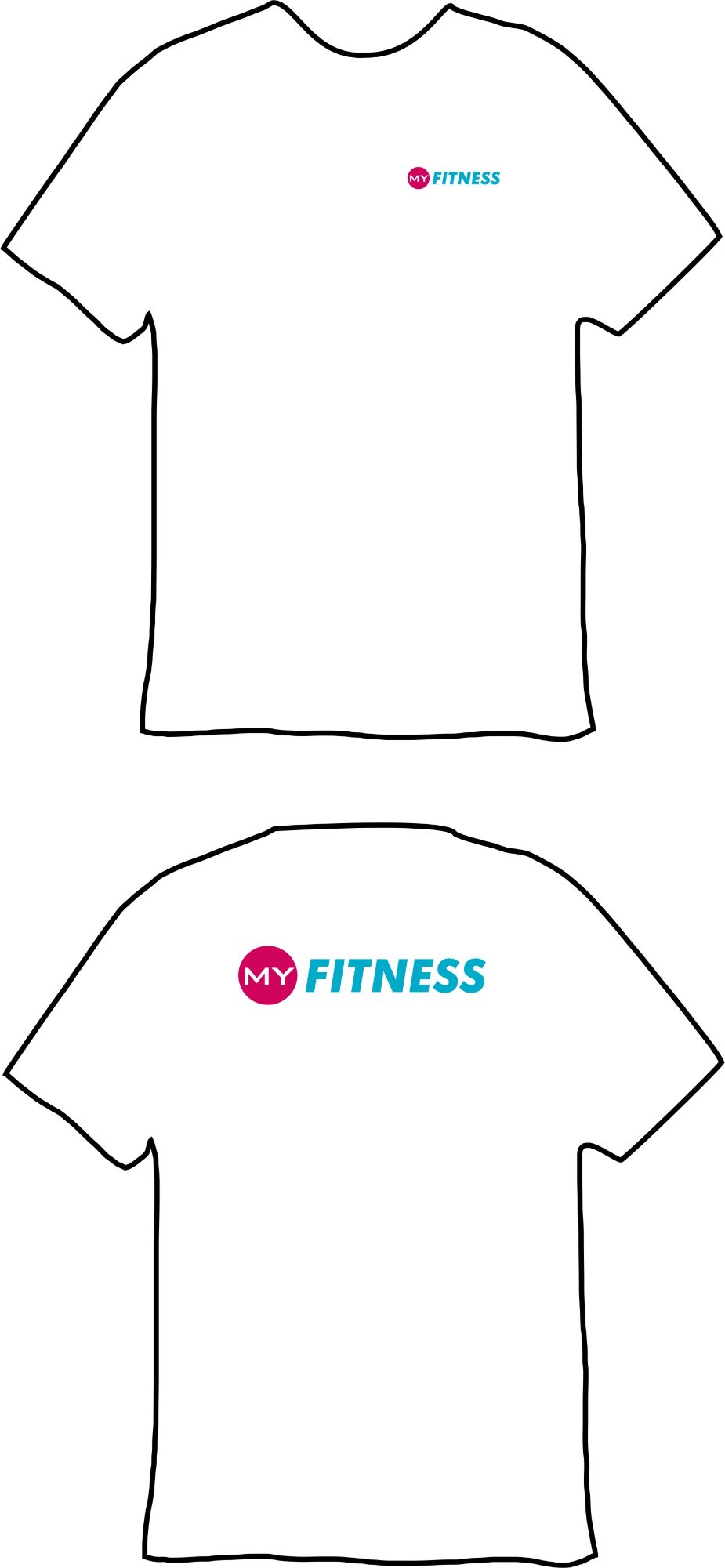 My Fitness Sports Breathable T-Shirt White
