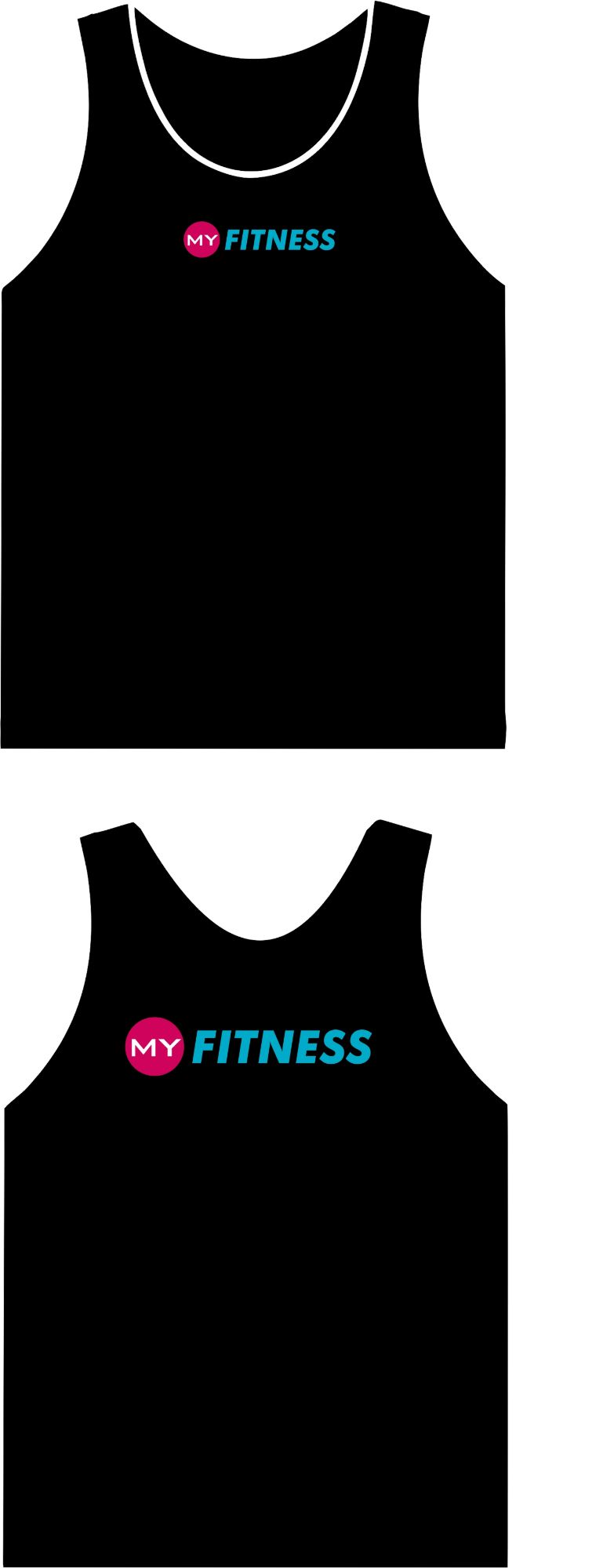 My Fitness Sports Breathable Vest Black