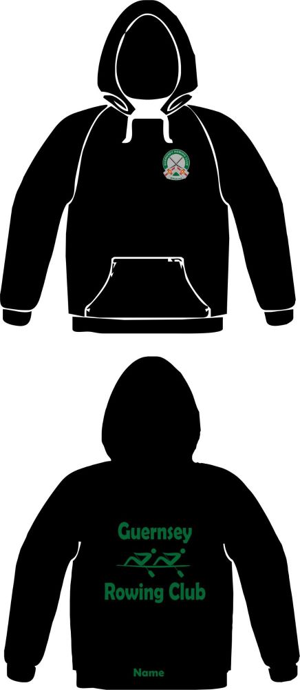 Guernsey Rowing Club Sports Poly Hoodie Black