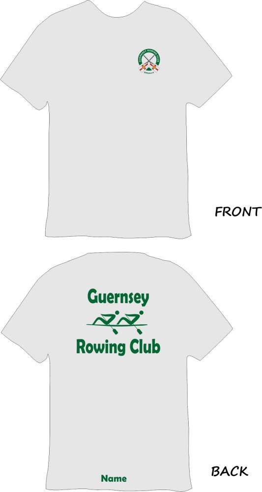 Guernsey Rowing Club Sports Technical T-Shirt Grey