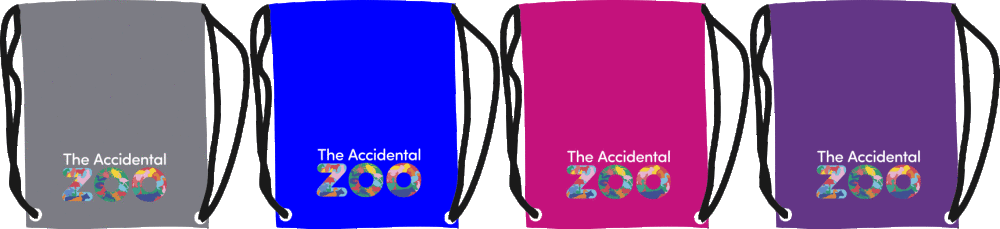 The Accidental Zoo Drawstring Bag V1