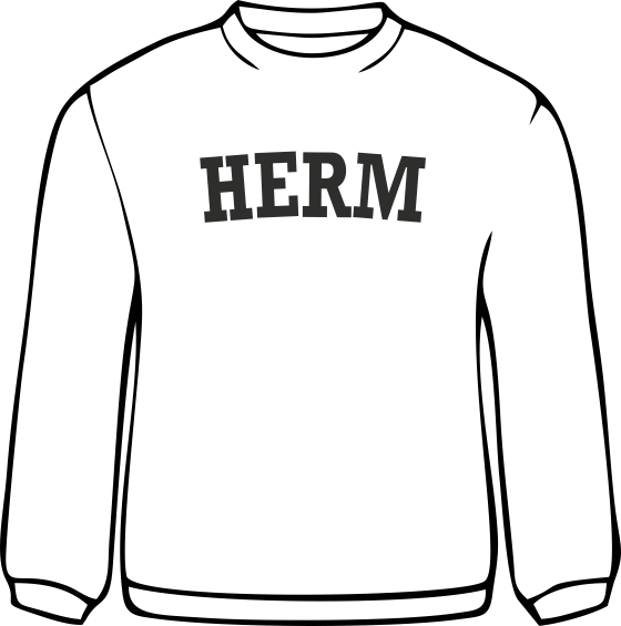 Herm Sweat Shirt White