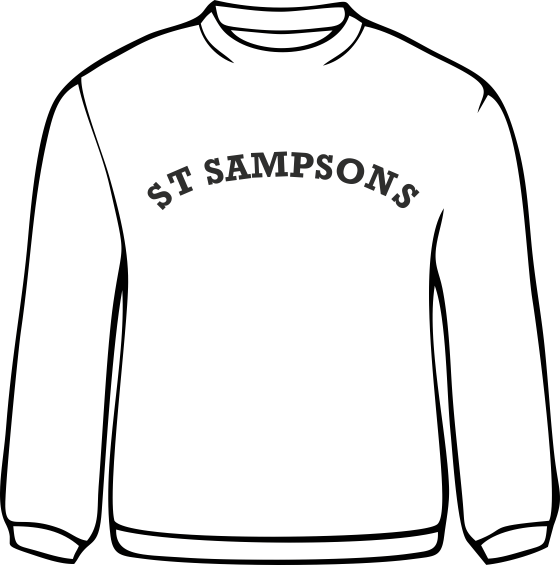 St Sampsons Sweat Shirt White