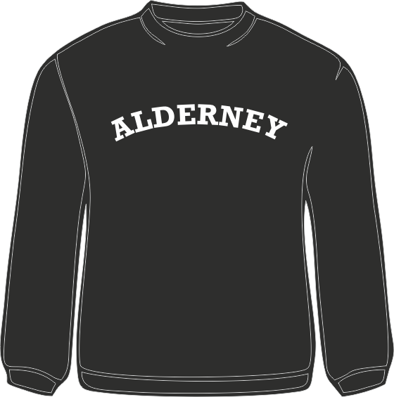Alderney Black Sweat Shirt