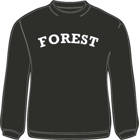 Forest Black Sweat Shirt