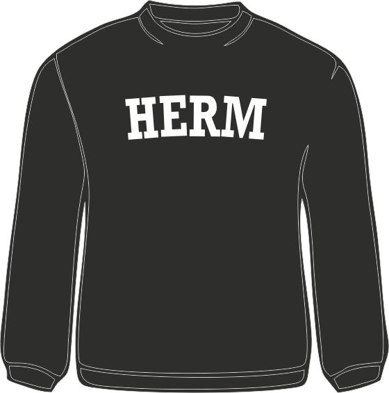 Herm Black Sweat Shirt