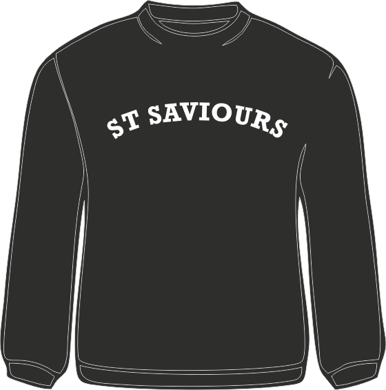 St Saviours Black Sweat Shirt