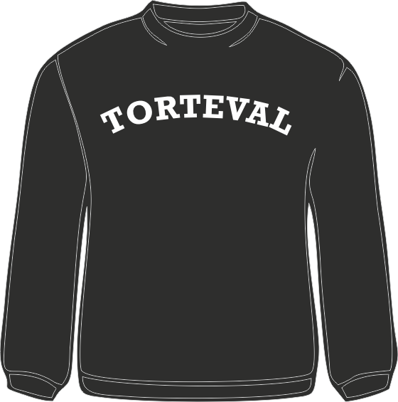 Tortevel Black Sweat Shirt