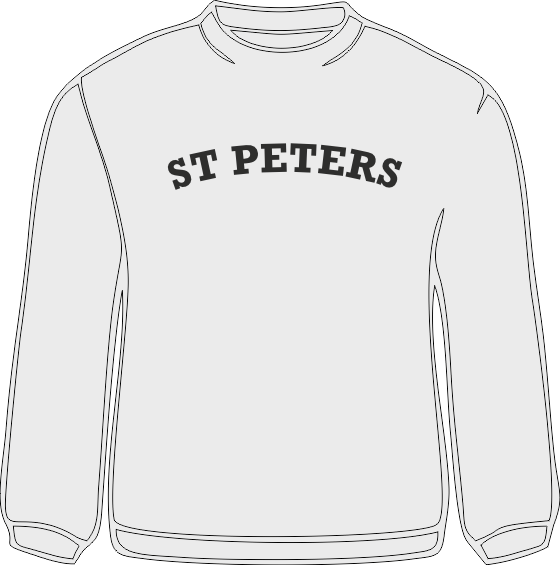 St Peters Grey Sweat Shirt