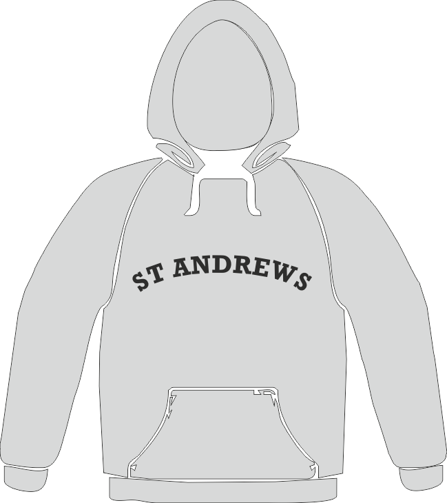 St Andrews Hood Grey