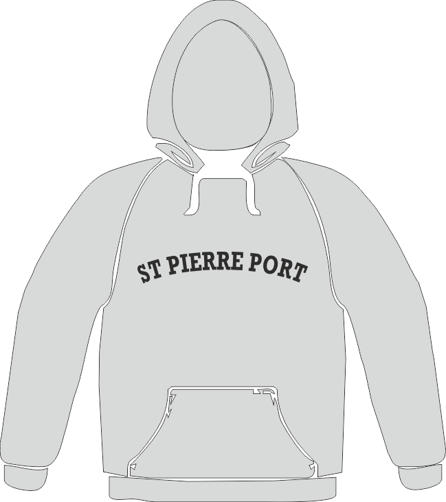 St Pierre Port Hood Grey