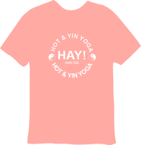 HAY! YOGA Organic Scoop Neck Relaxed Fit T-Shirt
