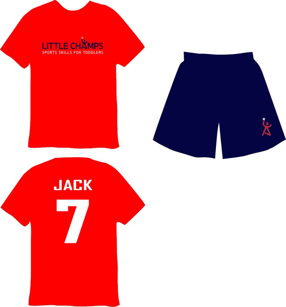 Little Champs Guernsey Football Association Kit