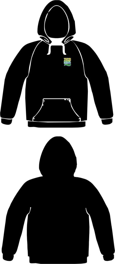 ZICO FOOTBALL COACHING SPORTS HOODIE BLACK